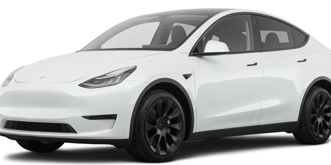 TESLA MODEL Y 2021 5YJYGDED4MF113085 image